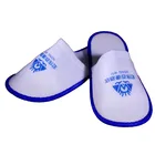 Five - star hotel luxury high quality one time use plush fabric disposable slippers