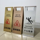 Hotel Hotel Custom Warning Wet Floor Sign Stainless Steel Outdoor Sign Board Caution Wet Floor