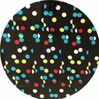 Dot pattern printed 12mm soie fabric silk crepe de chine cdc fabric for garment