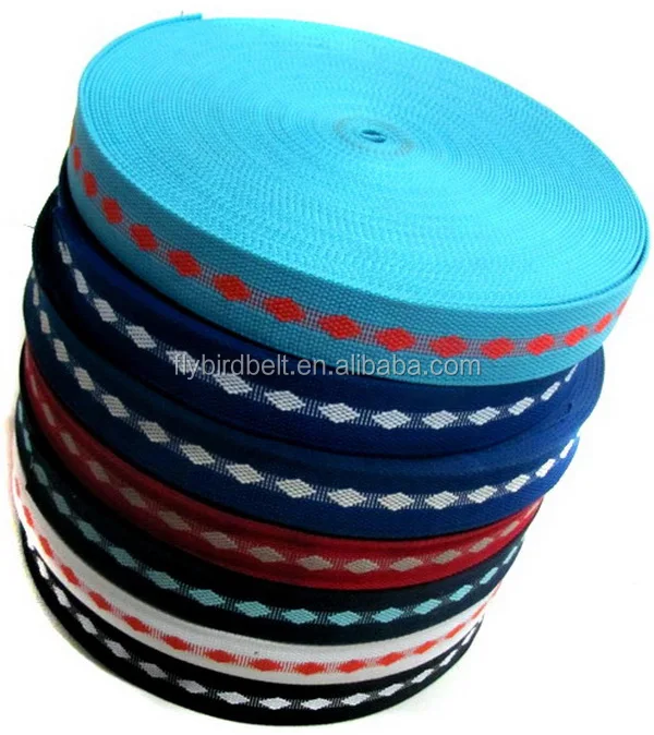 factory wholesale cotton polyester webbing for bag handle & belt