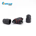 Factory Direct IP68 M20 Three 3 Way Waterproof T-type Electrical t Connector For Outdoor LED Lights With 2 Core