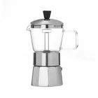 Aluminum Food grade FDA Certification Eco-friendly Customizable Moka Coffee Maker Pot Stove