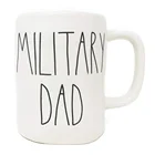 Stem Print Rae Dun Magenta Ceramic Mug His and Hers (