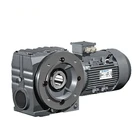 Foot mounted gearbox worm gear speed reducer