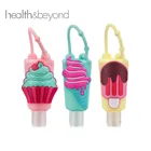 Wholesale 1 oz 29ml Cute Travel Pocket Bulk 3d Alcohol Instant Antibacterial Hand Sanitizer Gel with Silicone Holder