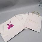 Custom paper bag for charcoal tea thank you paper bag