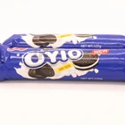 120G Chocolate flavor sandwich biscuit cheap biscuit leisure food