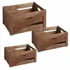 Slatted Crate with Handles Barrels & Buckets Hansen Wheel and Wagon