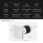VTRONIC VT501 The Smallest Roomwise Apartment Ventilation device with Heat Recovery