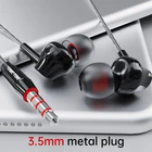 In Ear Earphones Stereo Pure Sound Headphones Powerful Bass Wired Earphones