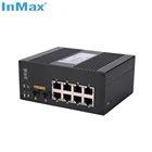 Hub Network Outdoor Fiber Optic Hub Gigabit Port Ieee802.3at Af Industrial Network Ethernet PoE Switch