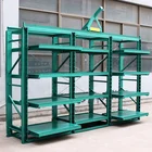 60% Drawer Type Metal Storage Mold Rack With Crane And Hoist