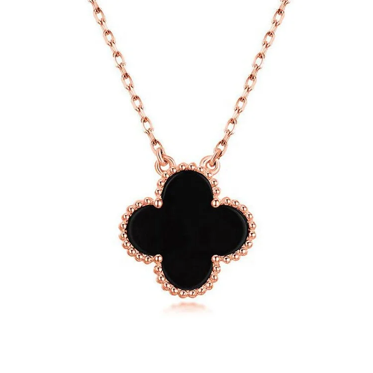 Wholesale custom plated gold jewelry chain necklace 925 sterling silver four-leaf clover pendant necklace for women, Color
Wholesale custom plated gold jewelry chain necklace 925 sterling silver four-leaf clover pendant necklace for women, Color
