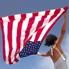 usa 3x5 trump american custom made design your own nylon banner embroidery flag all over the world pictures