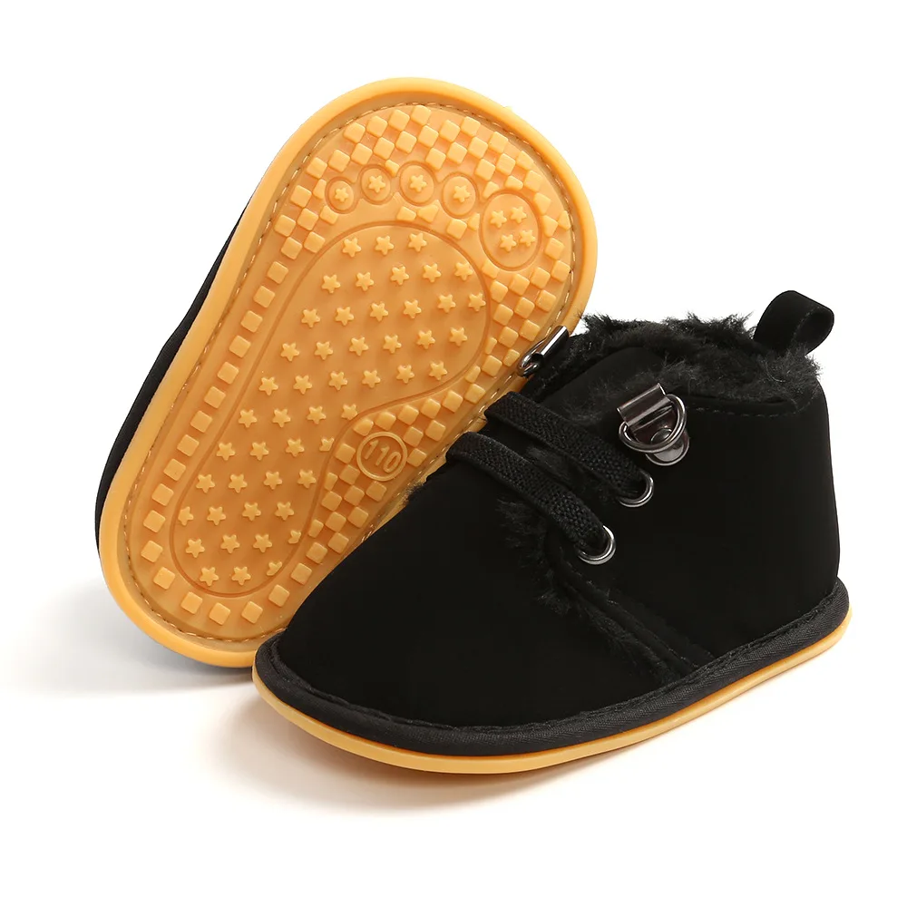 2020 Winter Warm Baby Boots Add Plush Shoes With Soft Sole Newborn Baby Shoes manufacture