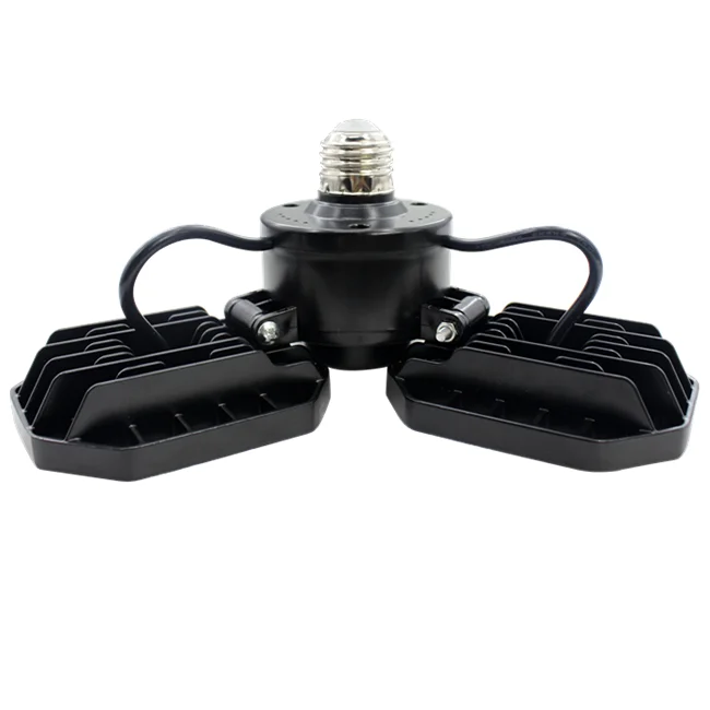 hot item ETL cETL approved black lamp shell E26 E27 socket deformable led garage light