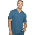 OEM service doctor uniform medical scrubs v-neck one pocket hospital uniforms medical scrubs medical uniforms for men