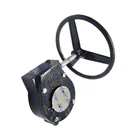 Standard Worm Gearbox Price Bundor IP65 Waterproof Transmission Ratio 50:1 Manual