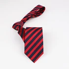 wholesale custom logo school tie 100% silk necktie silk men tie set