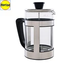 Wholesale Portable Modern Stainless Steel Glass Cafe French Filter Coffee Press Plunger Coffee Maker