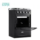 WST-K50-L01W Black Large Standing Electric Baking Oven Turkey 2 gas burner cooking stove