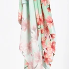 Customized Printed Faille Crepe Hijab and Malaysia tudung bawals scarf hijabs 114*114 square