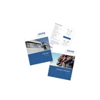 Custom folded product instruction manual pamphlet leaflet printing