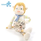 Animal Plush Animal Toy 2020 Monkey Cotton Animal Newborn Boy Stuffed Rattle 9 Month Plush Baby Soft Toys