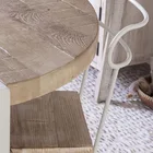 Industrial Table Recycled Wood Table 50 Style Nordic Industrial Vintage Scandinavian Furniture Solid Recycled Wood Round Dining Table With Handicraft Iron Base