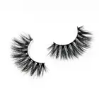 Custom 3d Lashes Mink Eyelashes Private Label Printing 3d Mink Long Fluffy Eyelash With Packaging Box