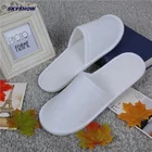 Personalized close toe hotel disposable slippers