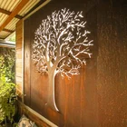 Flower Metal Decor Modern Luxury Art Abstract Sculpture Home Corten Steel
