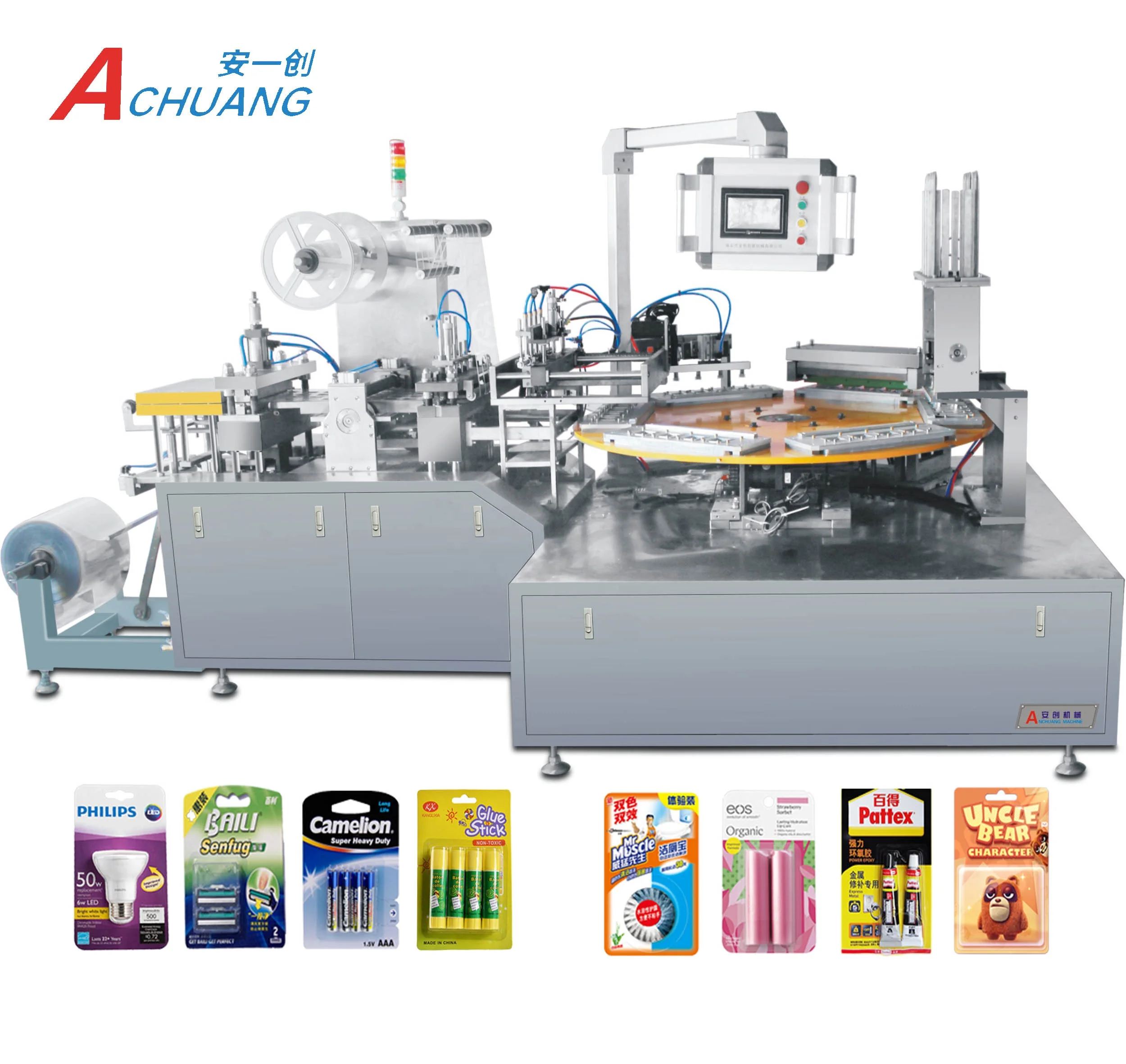 New Auto High Speed Pvc Pet Blister Paper Card Packaging Machine For