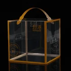 Custom transparent cake packaging boxes plastic packing box for cake