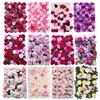 E-1044 High Quality Customizable Wedding Stage Backdrop Artificial Rose Flower Wall For Decoration
