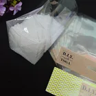 Gift custom clear self adhesive plastic poly bag with card opp header bag