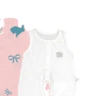 China Hot Sale Fashion White Color Cotton Plain White Baby Rompers