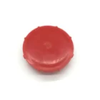 1 1/2"x11custom-made good selling colorful moulding injection plastic cap