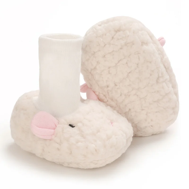 Winter New arrival 3d cute animals print warm boots baby walking boots for boys and girls 2020 manufacture
