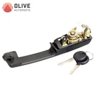 Auto High Quality Left and right Rear PCS Door Handle OEM 1H4 839 205B for Golf3 91-99, Vento 91-98