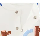 Baby Shirt High Quality Baby Boy Cotton Romper With Bow Tie Shirt
