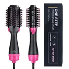 2019 One Step Hair Dryer and Volumizer Hair Salon Hot Air Paddle Styling Brush Negative Iron Generator Hair Straightener