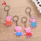 Hot sale OEM printed custom keychain mini personalized custom logo pvc rubber key chain for promotion gift