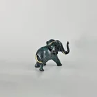 China wholesale indian bulk metal craft elephant figurines for tabletop decor