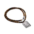 Pendant Men Bead Necklace Men Handmade Fashion Custom Logo Pendant Beads Necklace Men