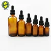 5ml 30ml 100ml eye face cosmetic essential oil glass dropper bottle with childproof dropper cap