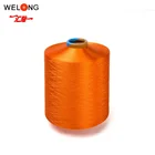 100% dope dyed dty 150/48 polyester textured yarn