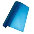 Custom HTV vinyl 10 x10 inch royal blue glitter heat transfer vinyl for iron on T-shirts