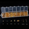 About 314pc Gold/Silver Jewelry Accessories Kit Open Jump Ring Eye Pins Lobster Clasp Hooks Ends Fastener Clasps Extend Chain