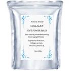 Private Label Korean Skin Care Cool Peel Off Modeling Facial Collagen Soft Powder Mask